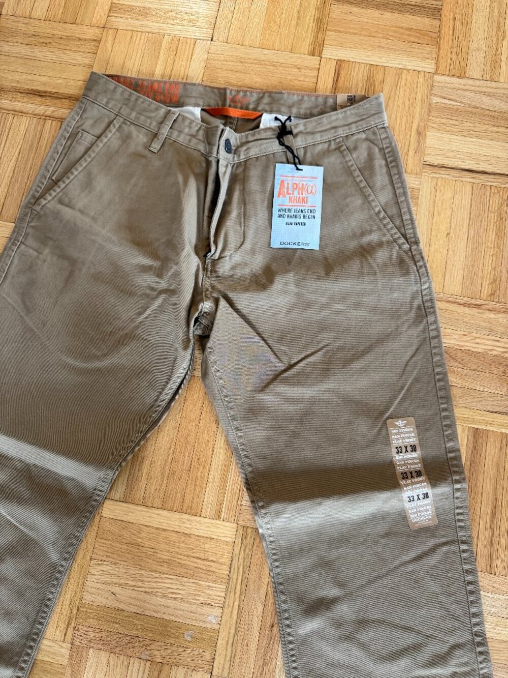 Dockers Slim Tapered Khaki's- W- 33" L-30"